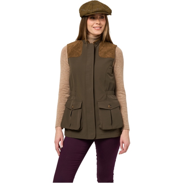 Alan Paine Womens Lockwood Weste LOCLWCT - Olive